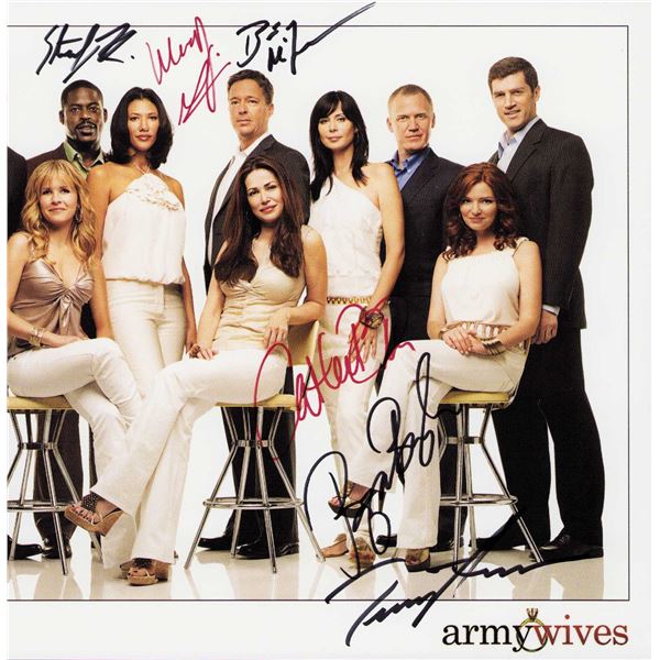Army Wives cast signed photo