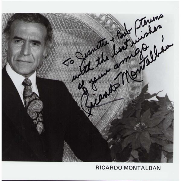 Ricardo Montalban signed photo