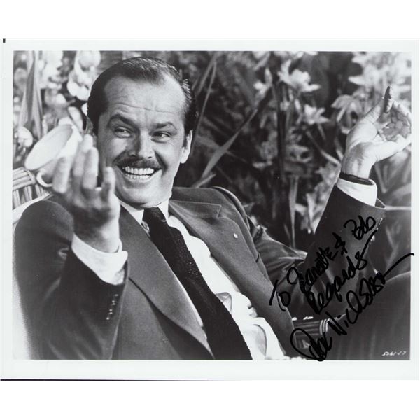 Jack Nicholson signed photo