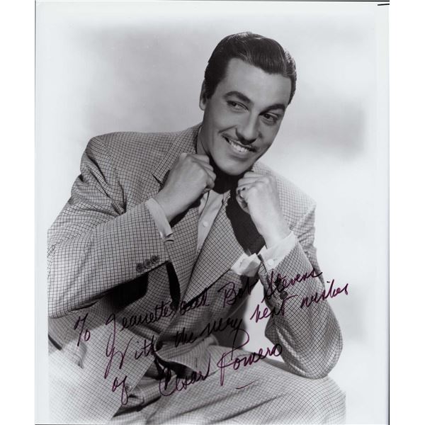 Cesar Romero signed photo