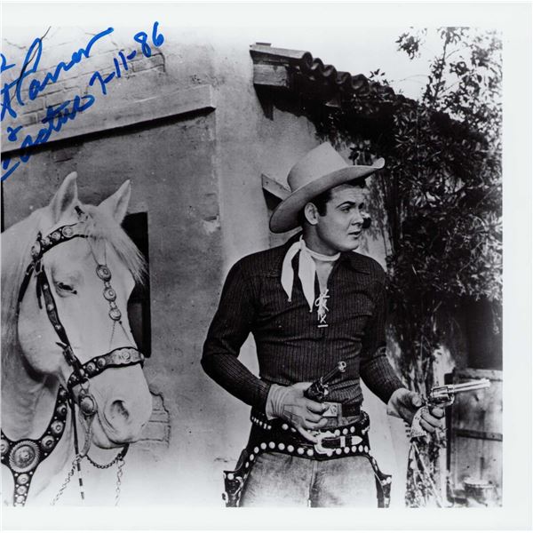 Sunset Carson signed photo