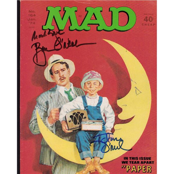 Ryan O'Neal/Tatum O'Neal signed MAD magazine