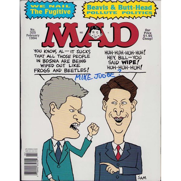 Mike Judge signed MAD magazine