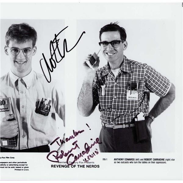 Robert Carradine/Anthony Edwards signed photo