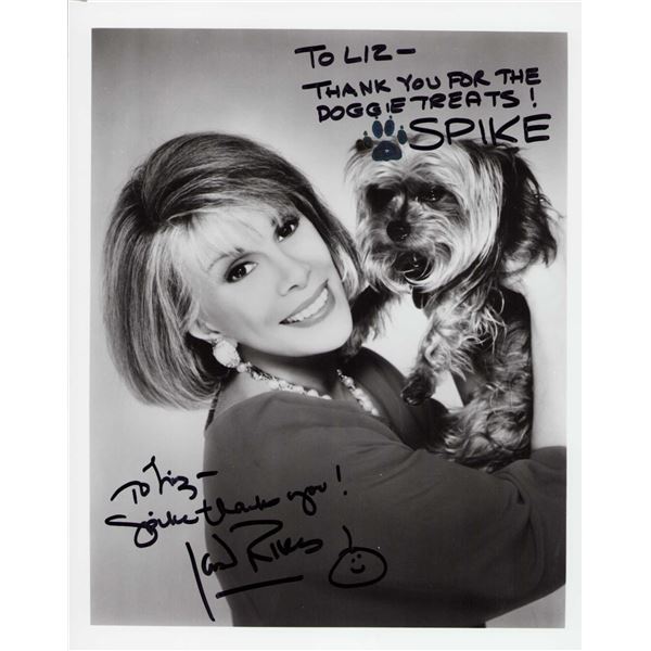 Joan Rivers signed photo