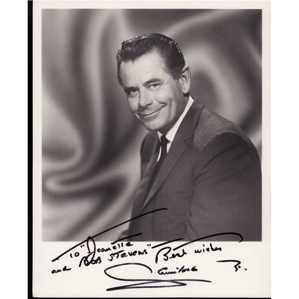 Glenn Ford signed phot