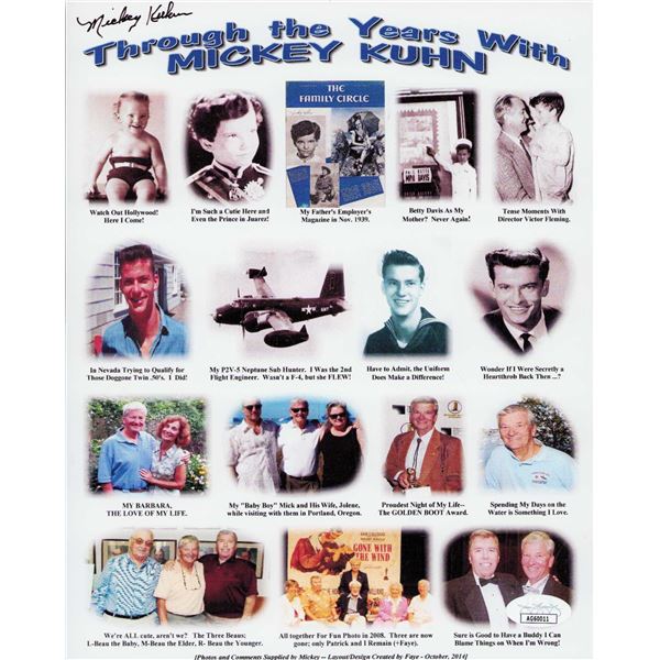 Mickey Kuhn signed photo