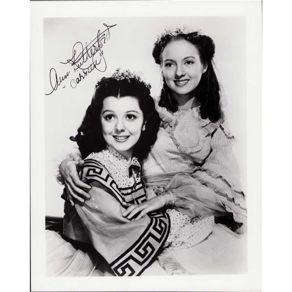 Ann Rutherford signed photo