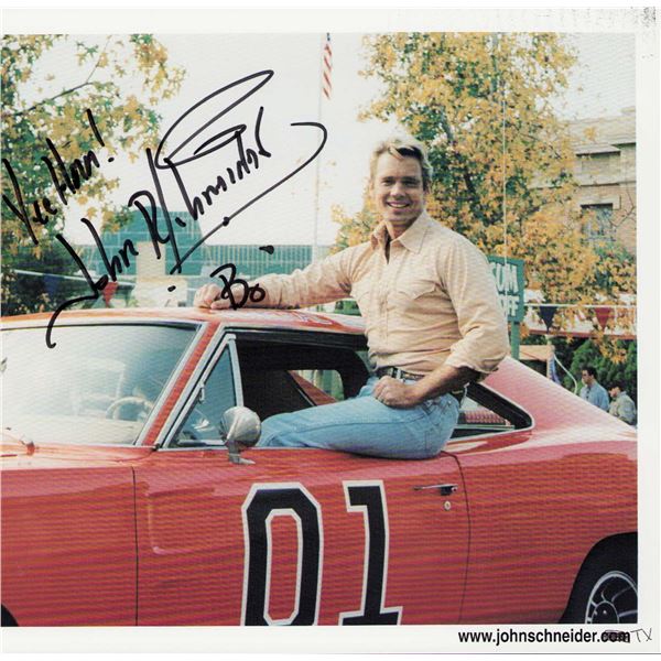 John Schneider signed photo Dukes of Hazzard