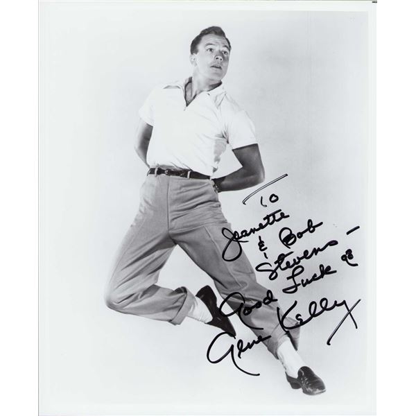Gene Kelly signed photo