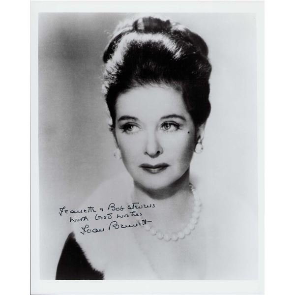 Joan Bennett signed photo