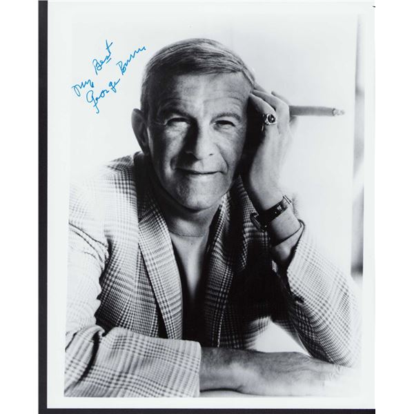 George Burns signed photo