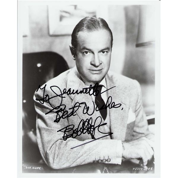 Bob Hope signed photo