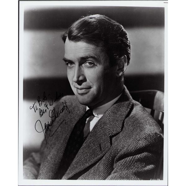 James Stewart signed photo