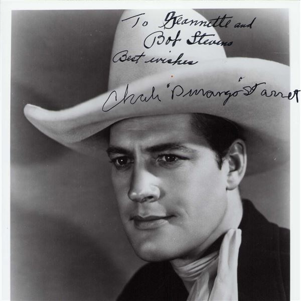 Charles Starrett signed photo