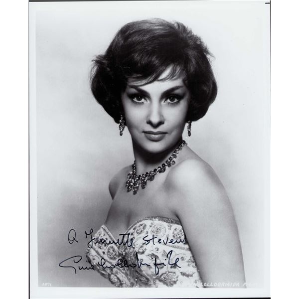 Gina Lollobrigida signed photo