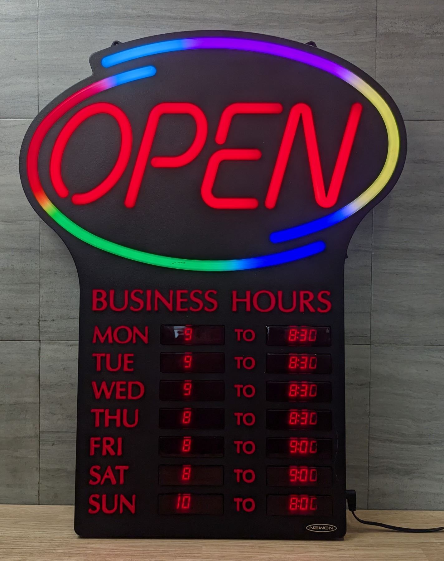 LED Open Sign, English Only | MM1