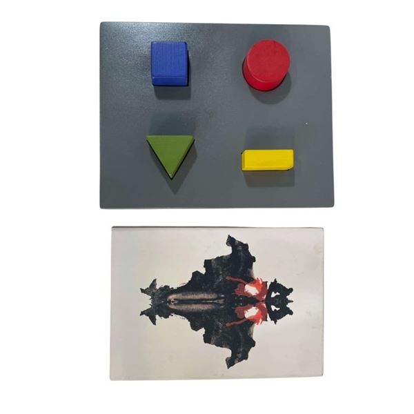 Analyze That (2002) - Robert De Niro and Billy Crystal Rorschach Puzzle And Blocks