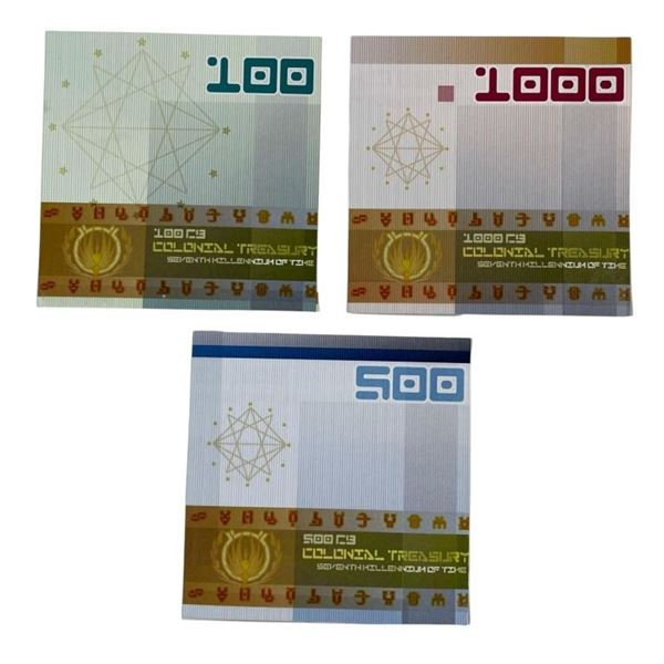 Battlestar Galactica (2004 - 2009) - Prop Money (X3)