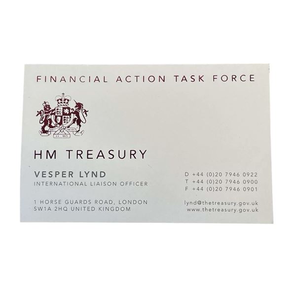 Casino Royale (2006) - Eva Green (Vesper Lynd) Business Card