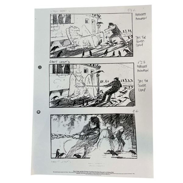 Harry Potter and the Prisoner of Azkaban (2004) - Storyboard "Buckbeak Rescued"