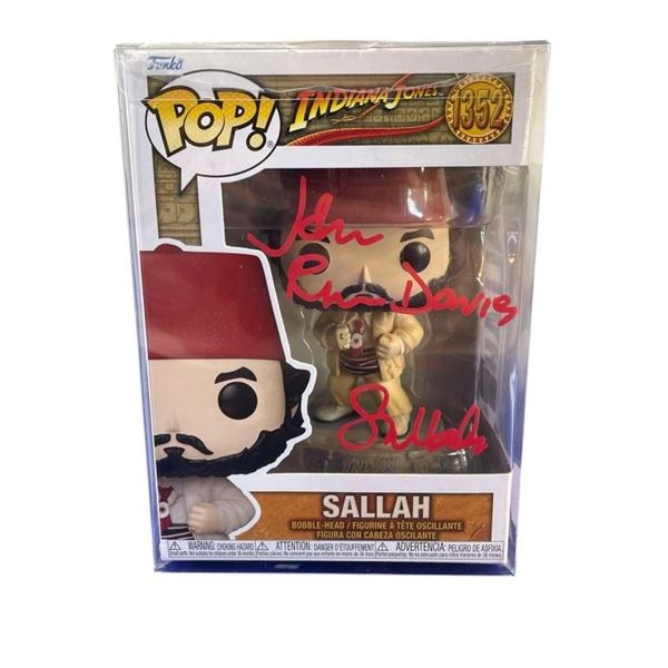 Indiana Jones Signed Funko Pop of "Sallah" by John Rhys-Davies