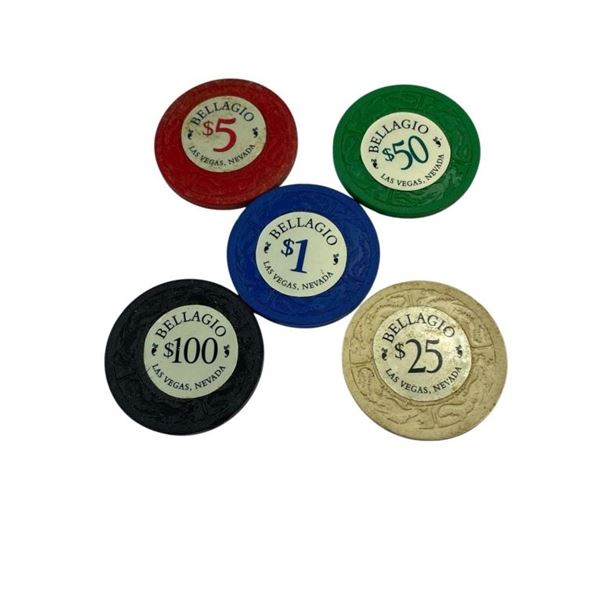 Ocean's Eleven (2001) - Collection of 5 Casino Chips
