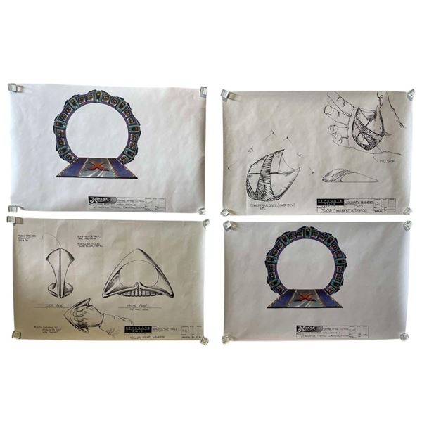 Stargate SG-1 (1997-2007) - Set of 4 Production Blueprints