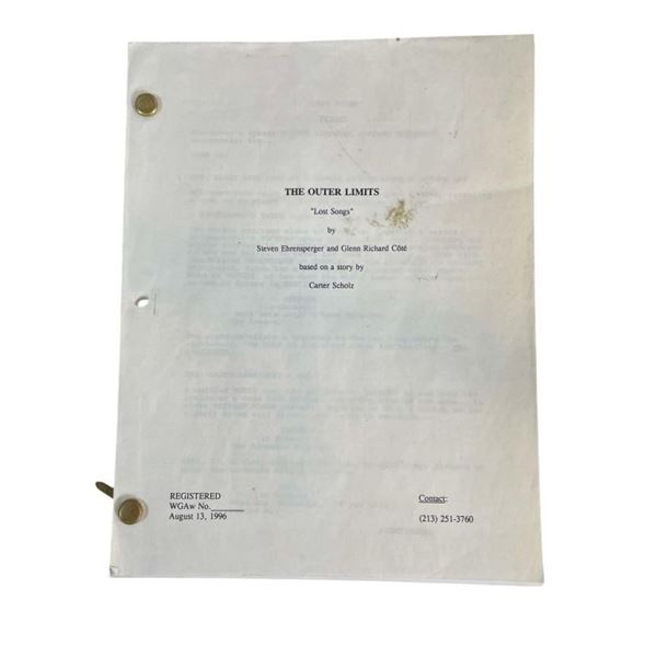The Outer Limits (1995-2002) - "Lost Songs" Script