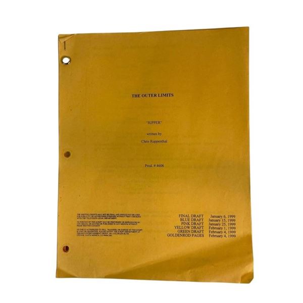 The Outer Limits (1995-2002) - "Ripper" Annotated Script