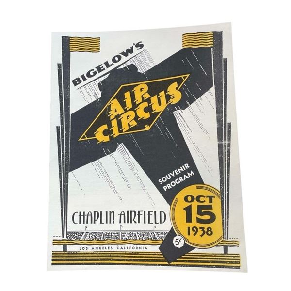 The Rocketeer (1991) - Circus Program