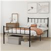 Image 2 : METAL PLATFORM TWIN BED FRAME