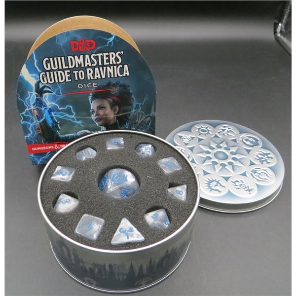 Dungeons & Dragons Guildmasters' Guide to Ravnica Dice Set 11 Premium Dice (New Open Box)