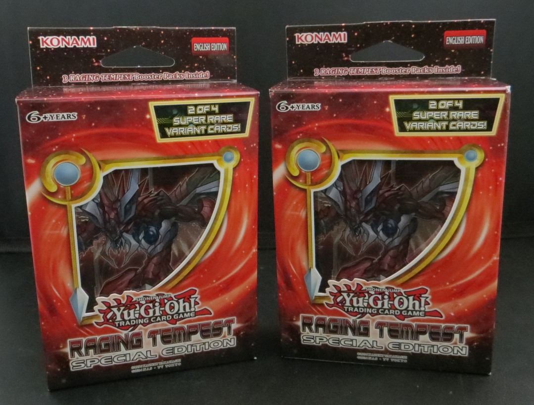 2x New Yu-Gi-Oh Raging Tempest Special Edition 3 Booster Packs