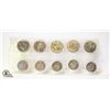Image 1 : CANADIANÿ5x5 -CENT PIECES 5 X$1 DOLLARS