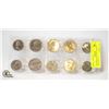 Image 2 : CANADIAN 5X$1DOLLARS & 5x5 -CENT PIECES