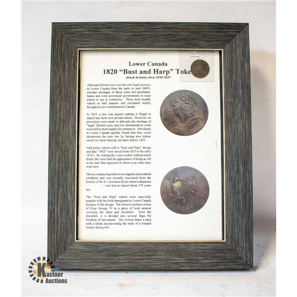 1820 COIN LOWER CANADA IN