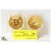 Image 2 : 2 BITCOIN COLLECTOR COINS