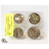 Image 1 : 4 WORLD COINS CAN, USA, MEX, VENEZUELA