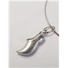 Image 1 : BZ1780-95 SILVER SHOE 16"  NECKLACE