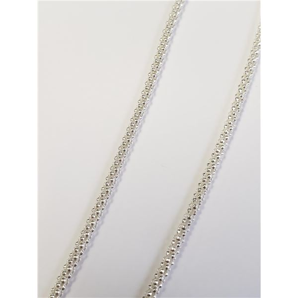 BZ1780-96 SILVER 3.15G 16" NECKLACE
