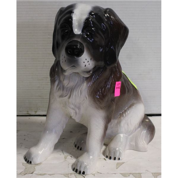 HAND PAINTED PORCELAIN DOG