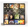 Image 1 : 1977 ROCK ART- 52 RECORD ALBUM COVERS- PAGES LOOSE