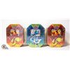 Image 1 : LOT OF 3 SEALED POKEMON GX TINS 4 PACKS