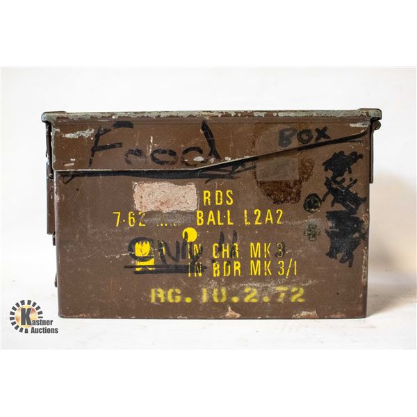 METAL AMMO BOX