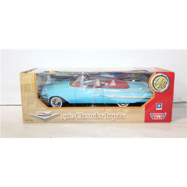 MOTOR MAX 60 CHEVY IMPALA CONVERTIBLE 1/18 SCALE