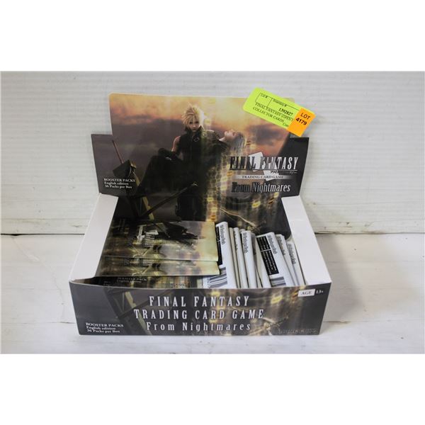 FINAL FANTASY (OPEN PACKS) COLLECTOR CARDS
