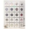 Image 1 : SHEET OF 2002 CDN 50 CENT COINS