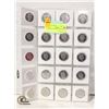 Image 2 : SHEET OF 2002 CDN 50 CENT COINS