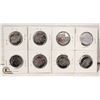Image 2 : LOT OF 8 QE II 50 CENT COINS